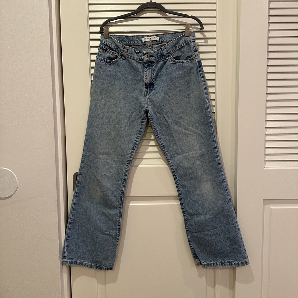 Tommy Hilfiger Low Rise Wide Leg Jeans